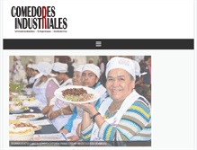 Tablet Screenshot of comedores-industriales.com.mx